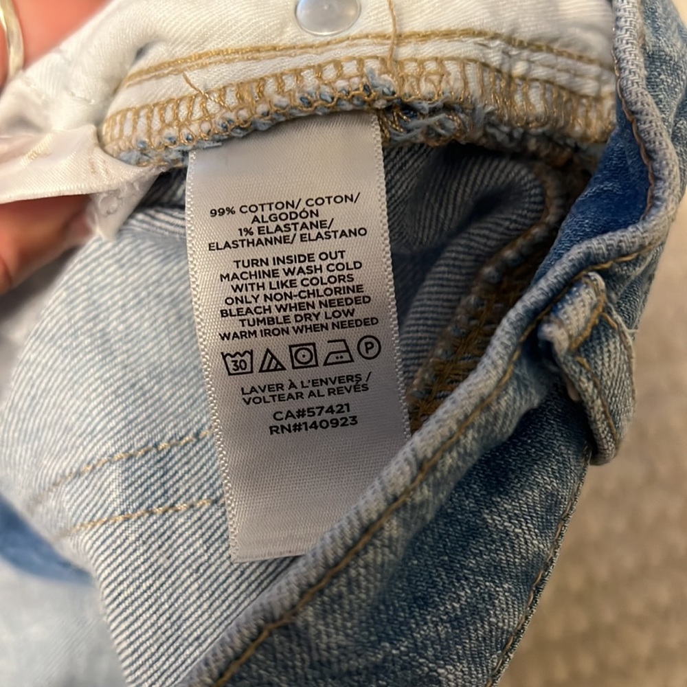 LOFT Straight Crop Ripped Jeans - Picture 4 of 6